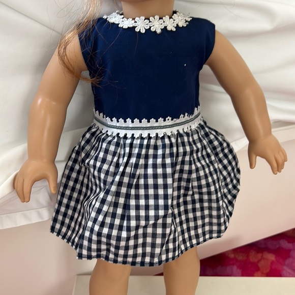 Toys 18 Inch Doll Navy Blue And Plaid Dress Poshmark